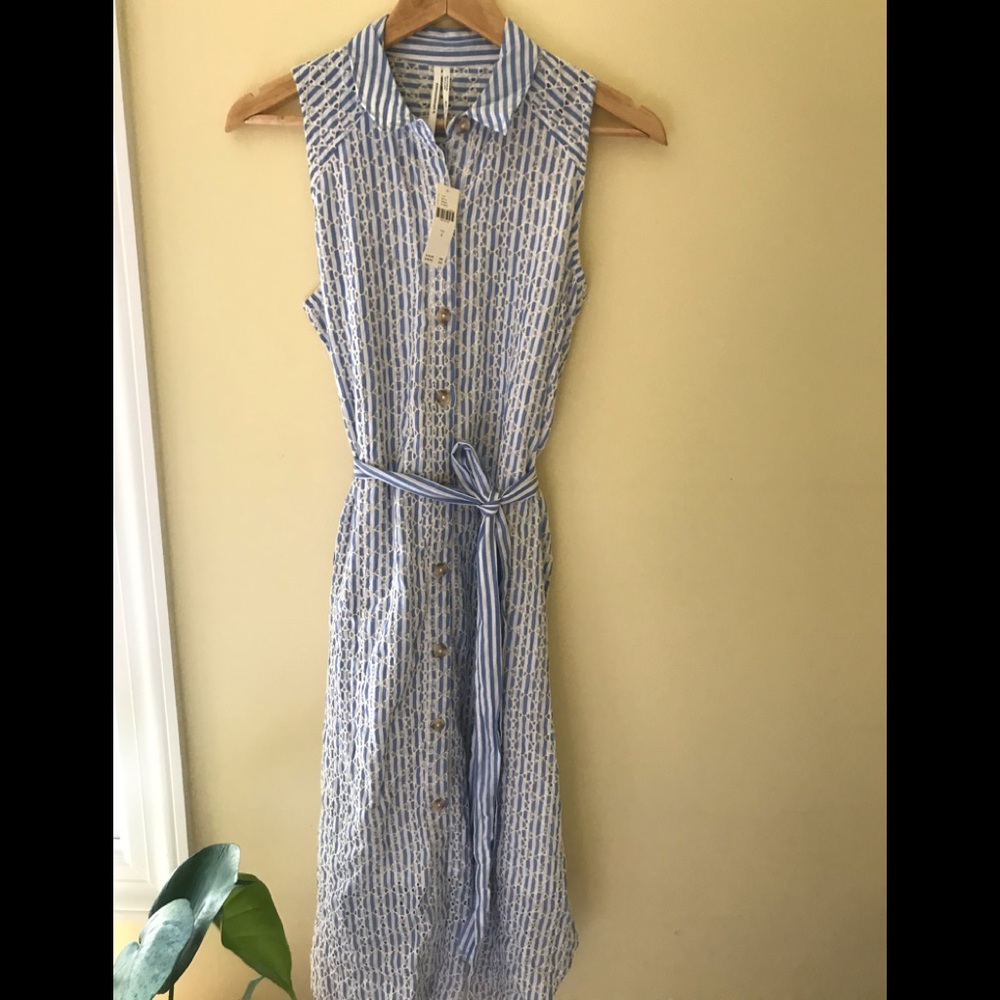 Anthropologie Shirt Dres, Eyelet